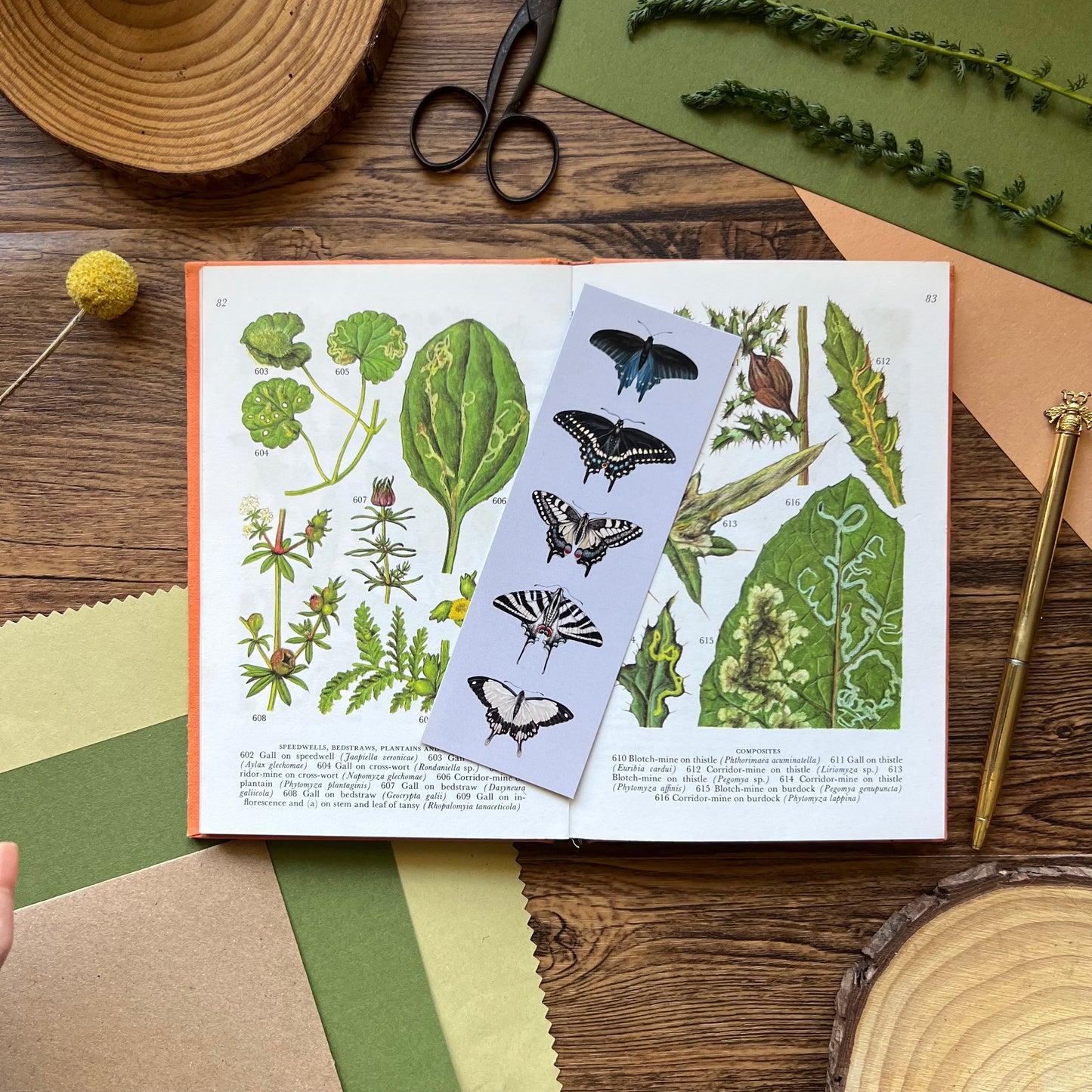 Swallowtail Butterflies Bookmark