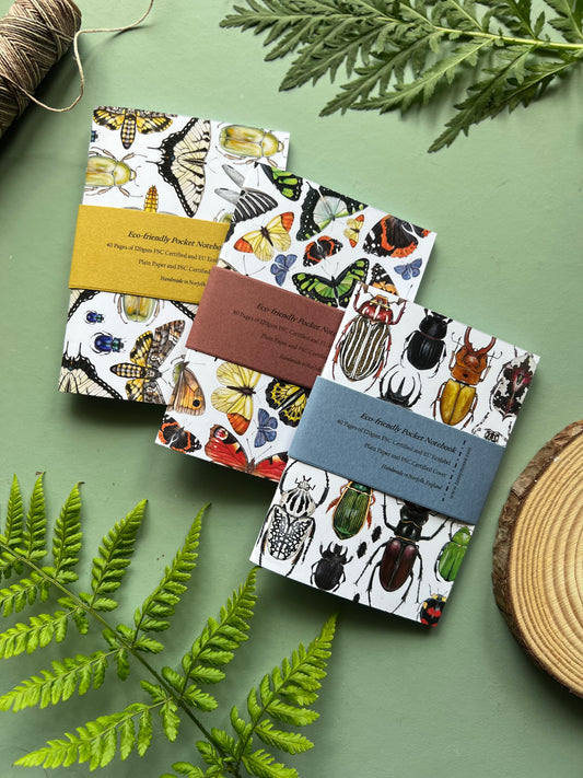 Insect Pocket Notebook Set