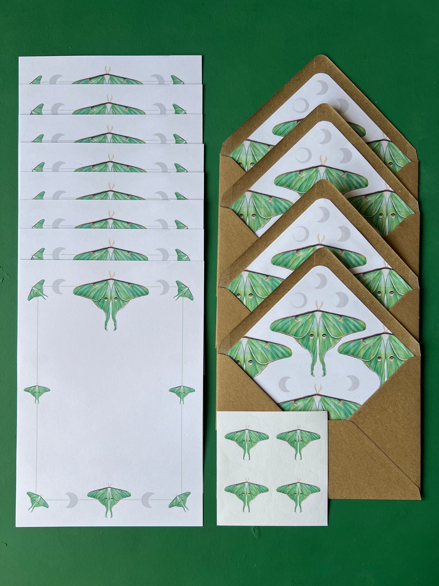 Luna Moth Letter Writing Set