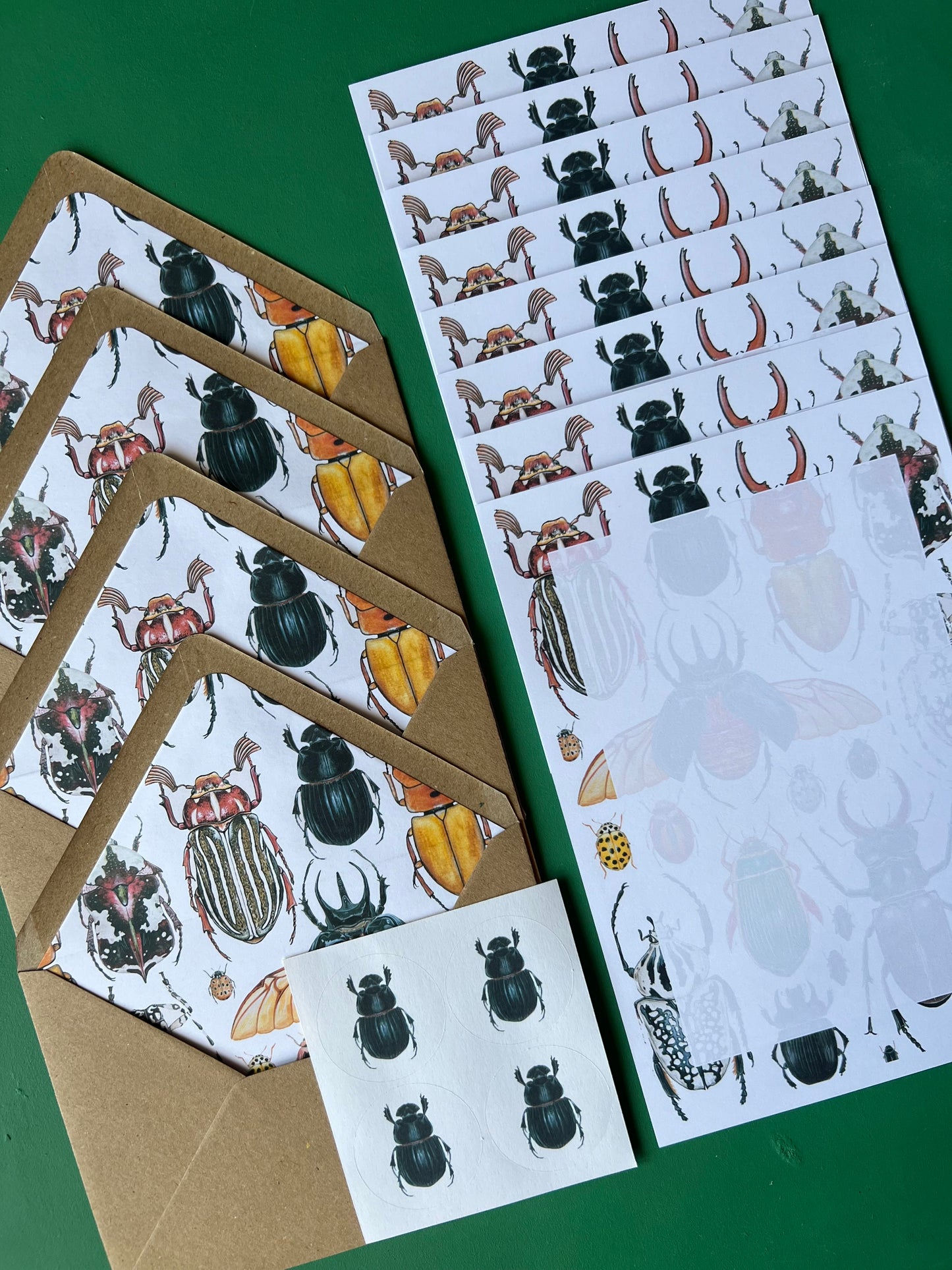 Beetles Letter Writing Set