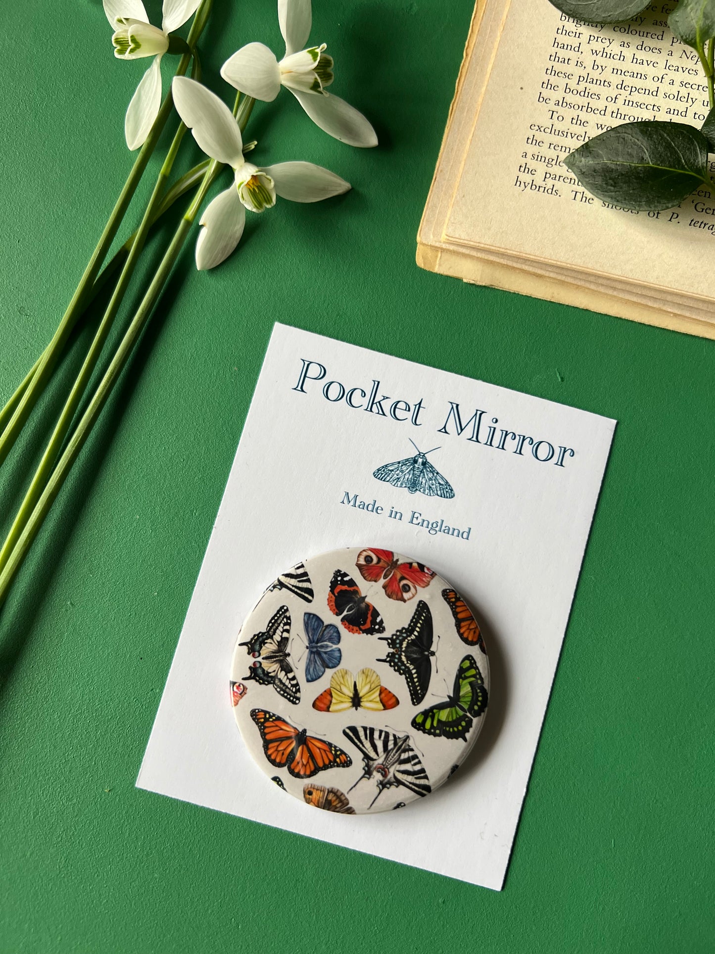 Butterfly Pocket Mirror