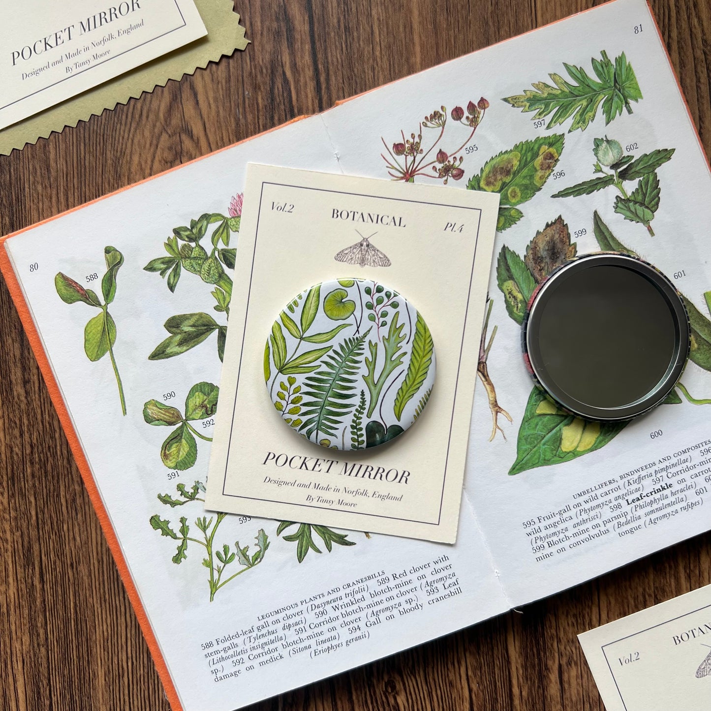 Fern Pocket Mirror