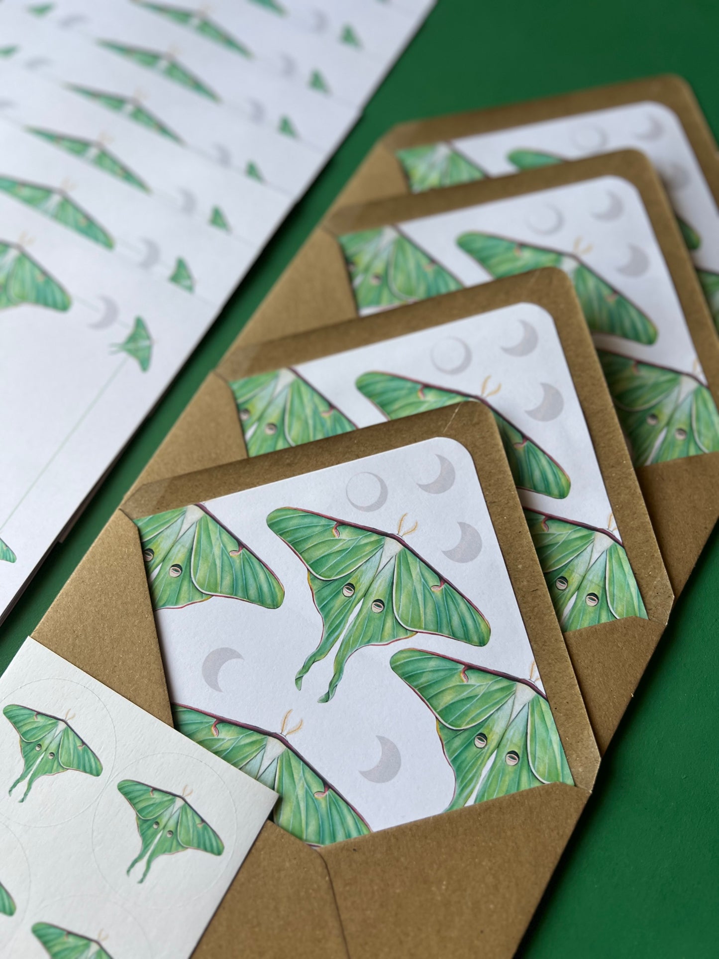 Luna Moth Letter Writing Set