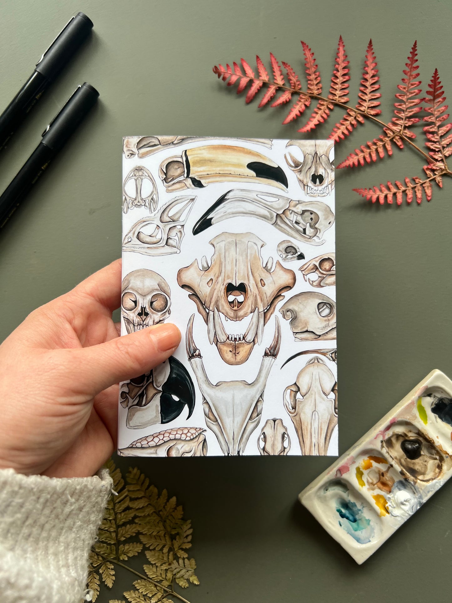 Skulls Pocket Notebook