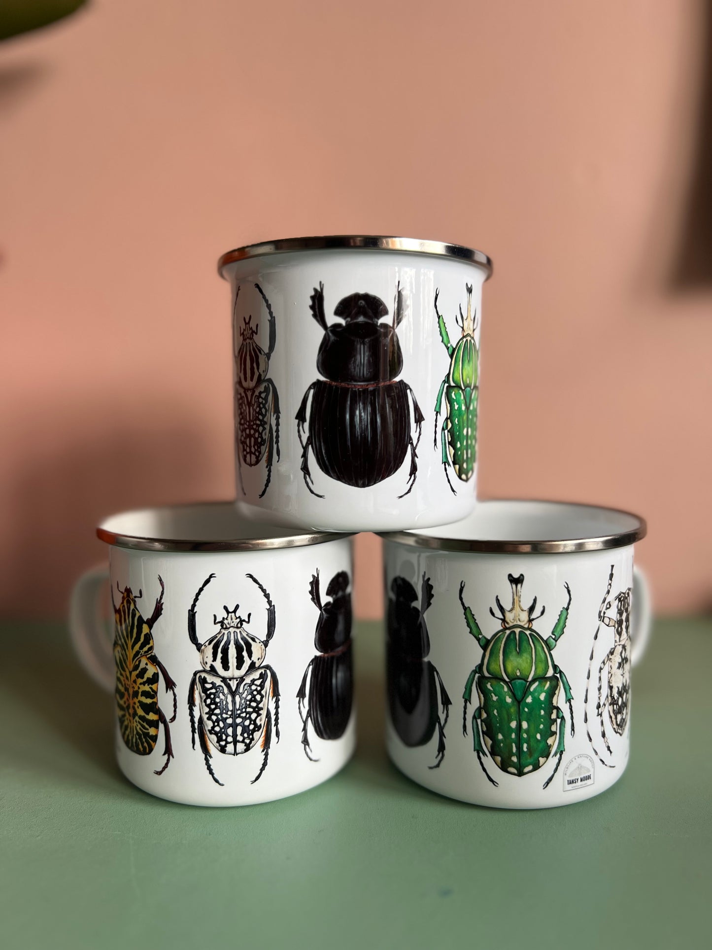 Beetles Camping Mug