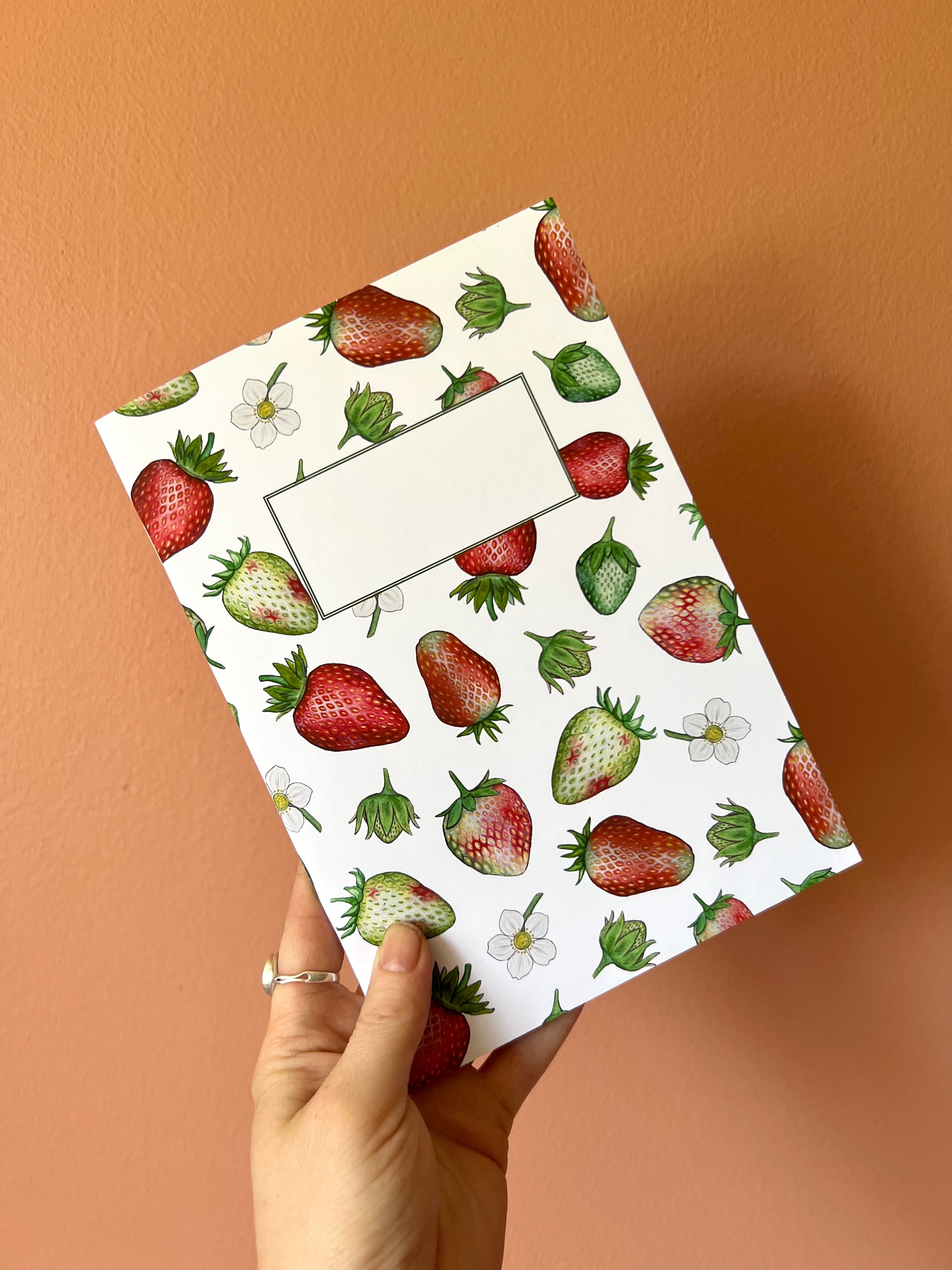 Strawberry Notebook TansyMoore