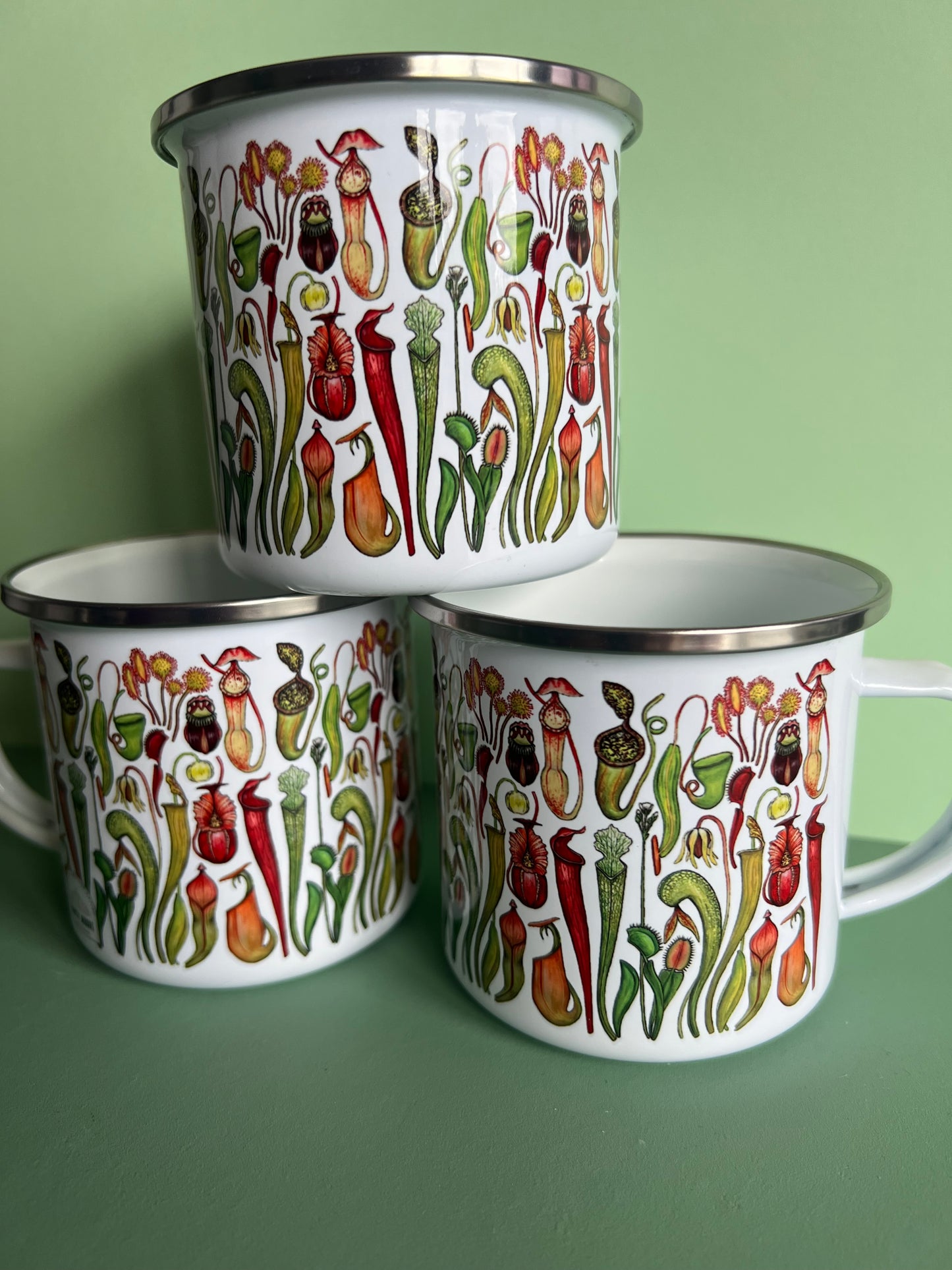 Carnivorous Plants Camping Mug