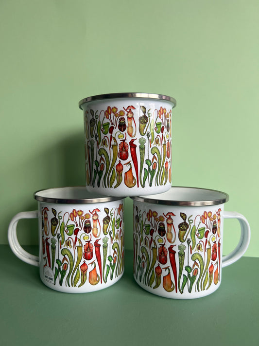 Carnivorous Plants Camping Mug