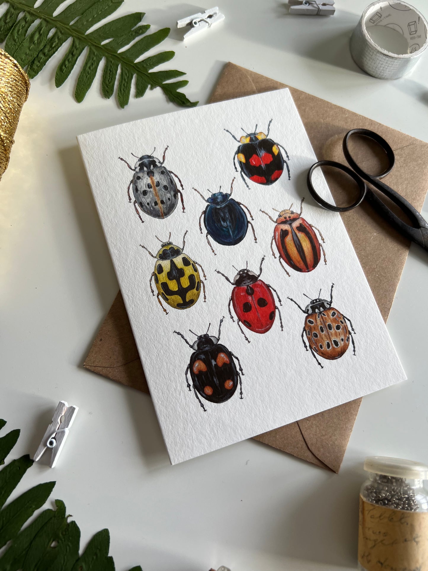 Ladybirds Card